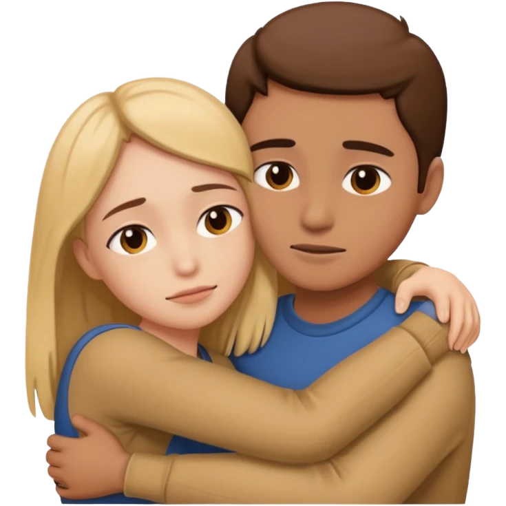 Two people separating from each other  emoji