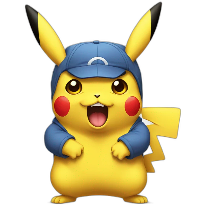 Angry pikachu emoji