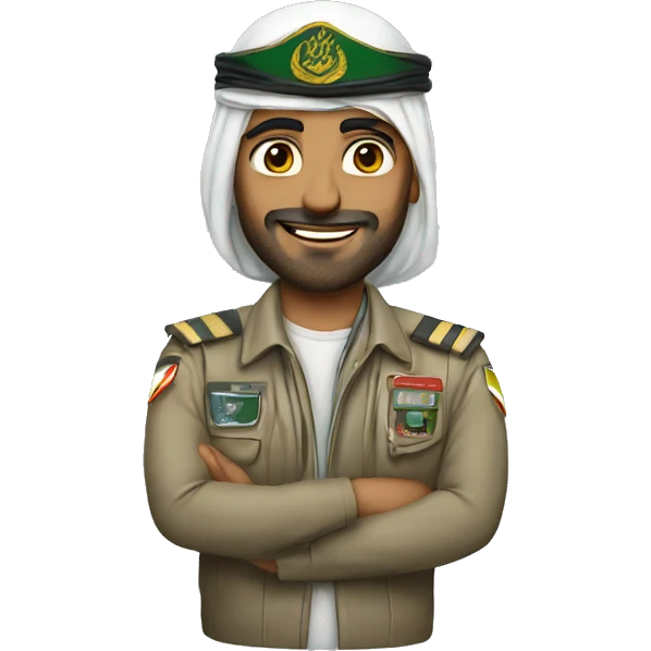 Arab pilot emoji