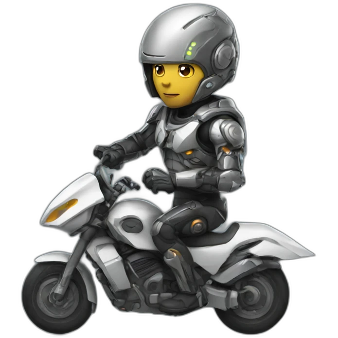 cyborg-rider emoji