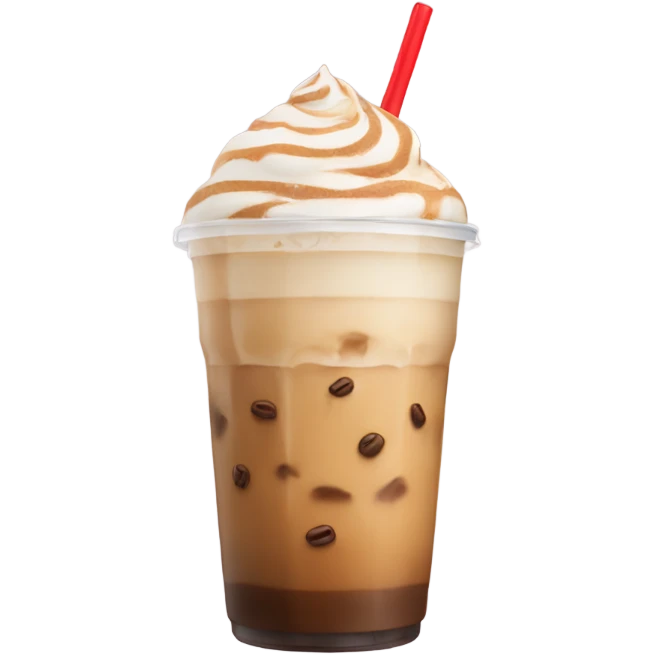 Iced latte emoji