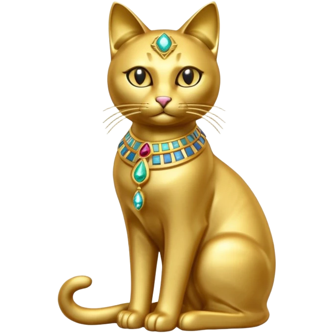 Egyptian Cats: Cat statue with gems









 emoji