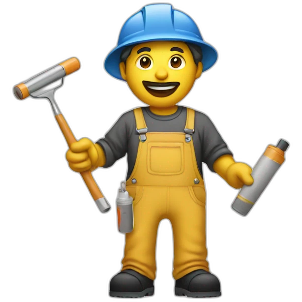 Painter with roller emoji
