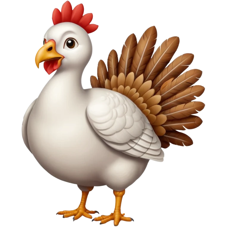 White turkey emoji