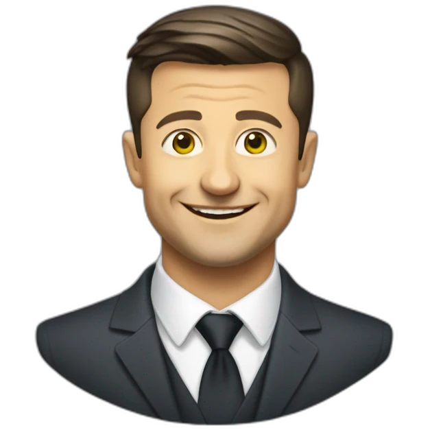 happy volodymyr zelenskyy emoji