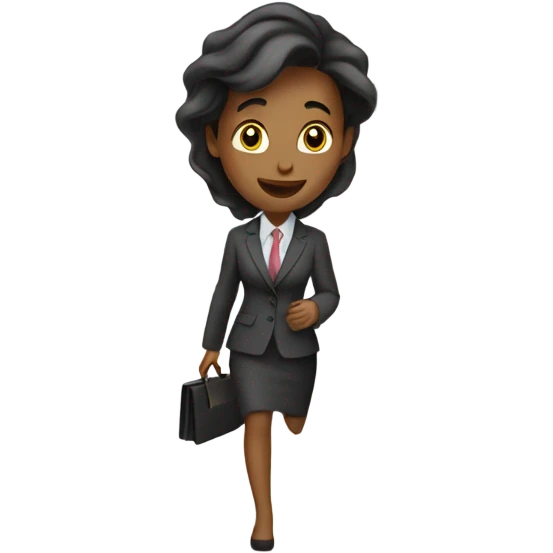 She left the office at 6 pm yesterday. emoji
