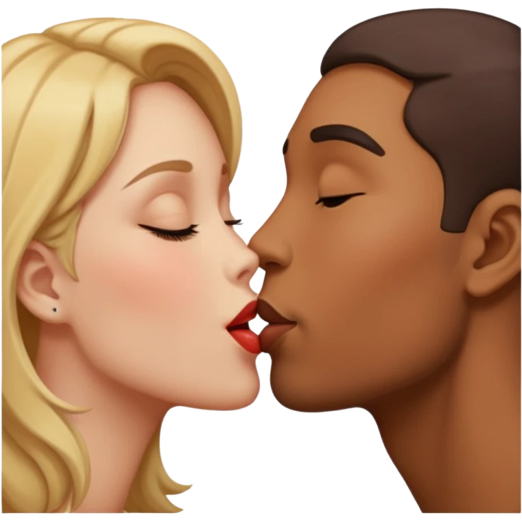 a kiss emoji