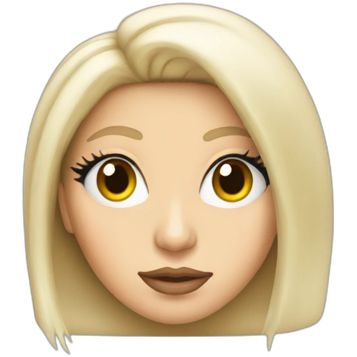 lady gaga face emoji