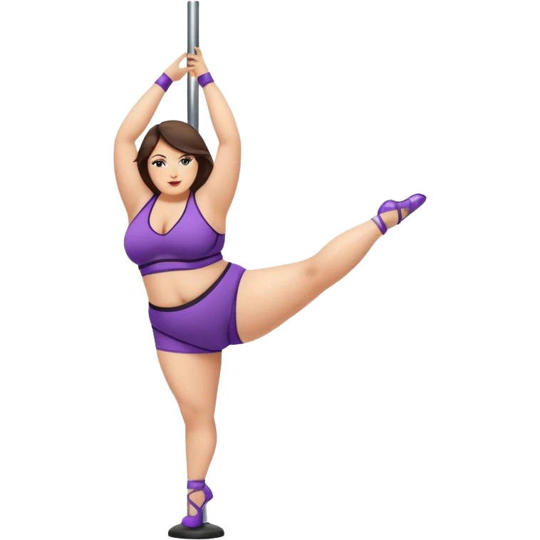 Plus size Pole dancing  emoji