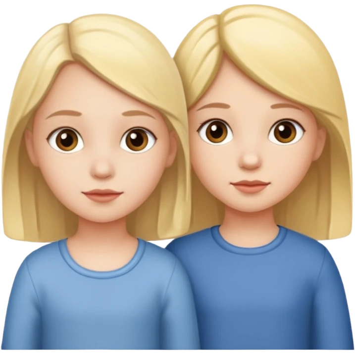 Two sisters, one of the 4 years an one of the 21 years  emoji