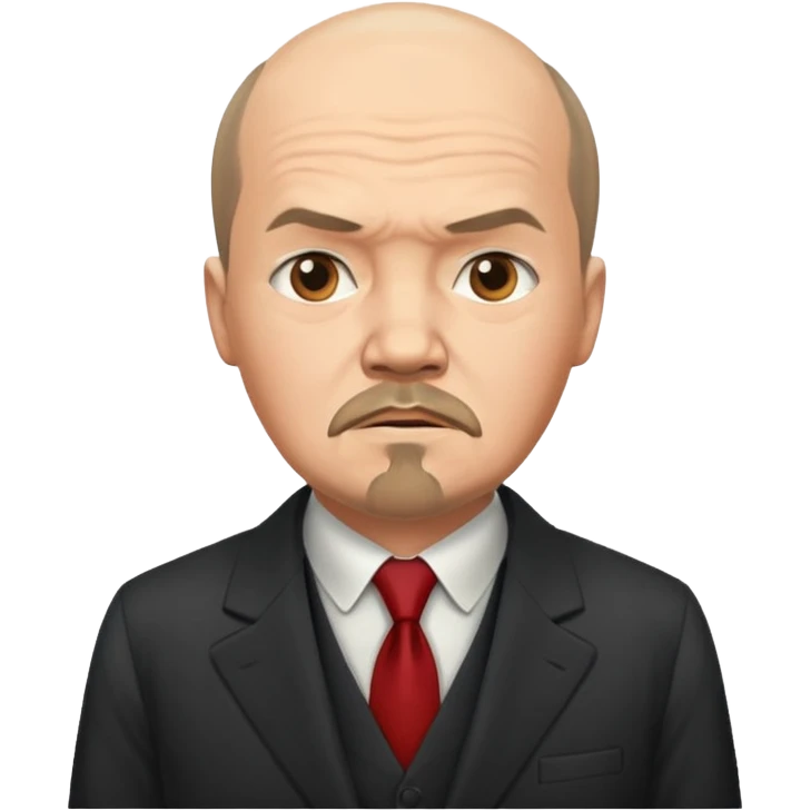Реалистичный удивленный Ленин emoji