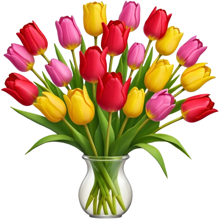 Buque de tulipas emoji