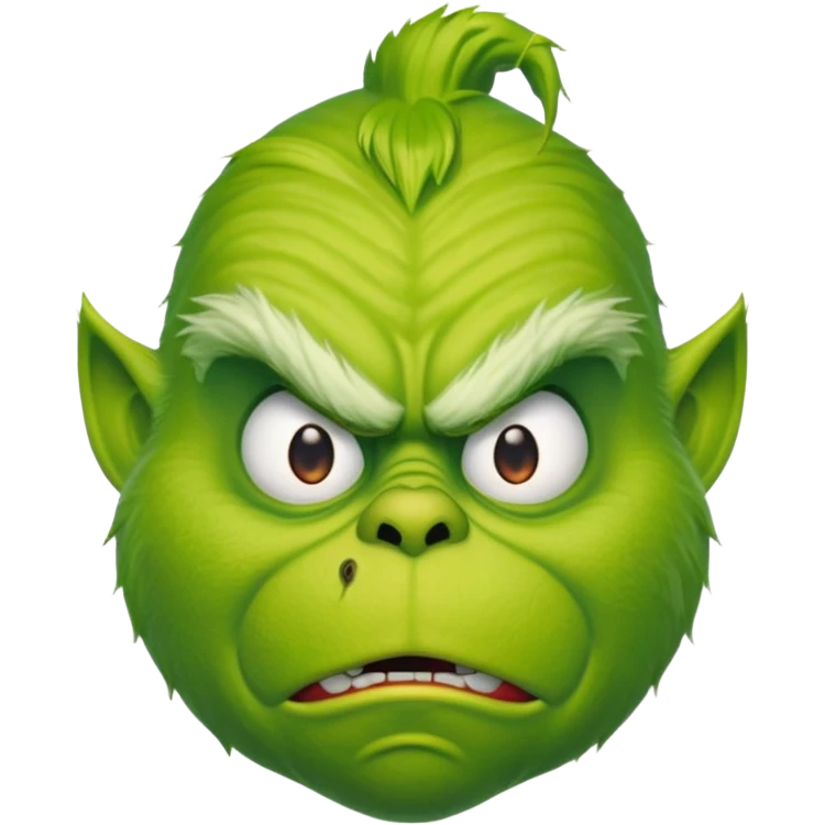 the grinch angry emoji