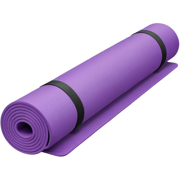Yoga Mat purple emoji