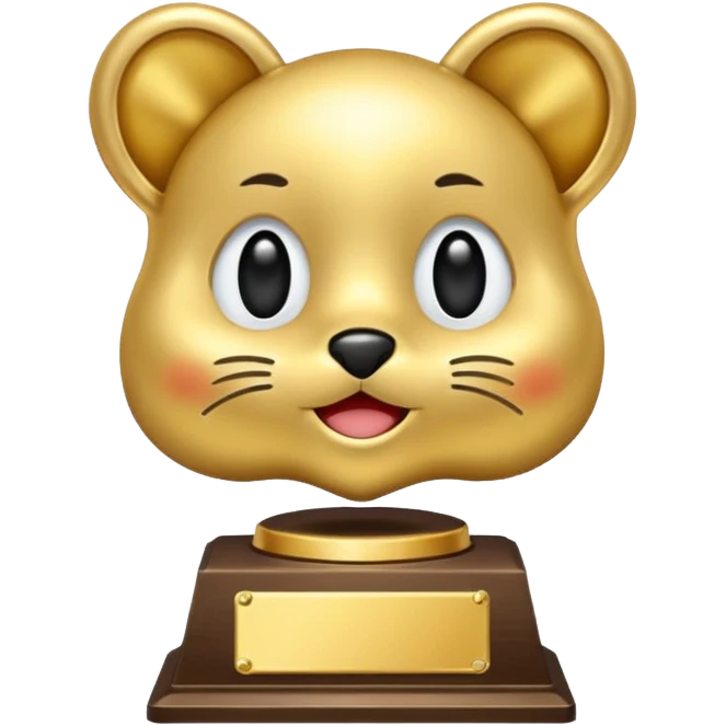 An award that says “the cutest “ emoji