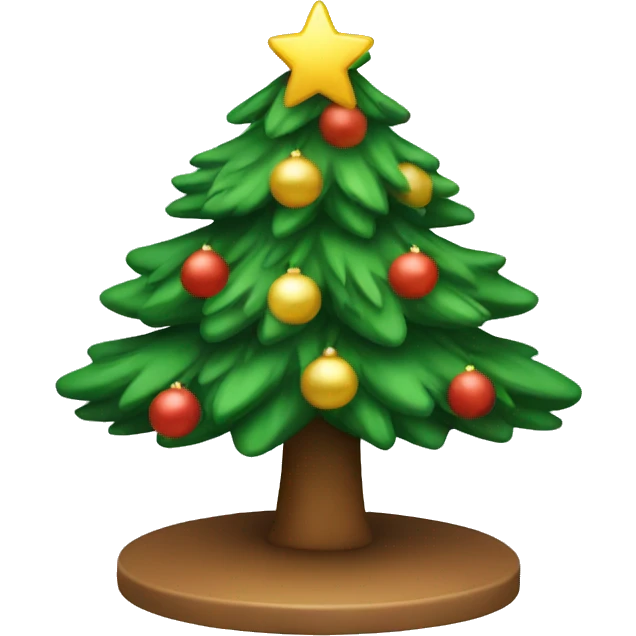 Christmas tree emoji