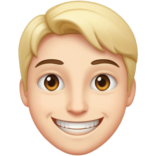 Smile and dangerous emoji