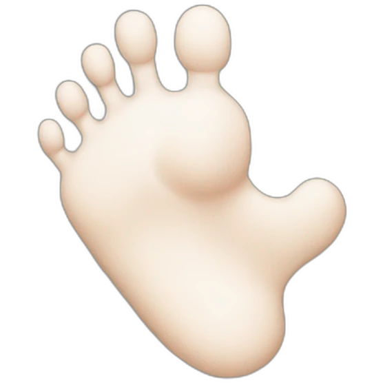 Foot emoji