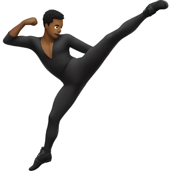high kick emoji