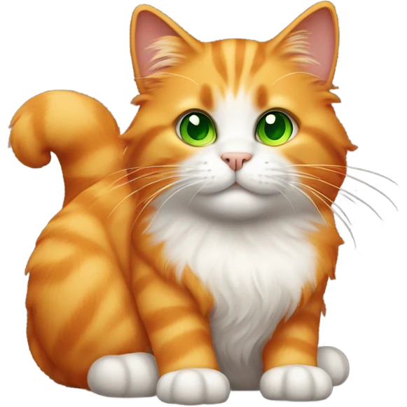Orange cat emoji