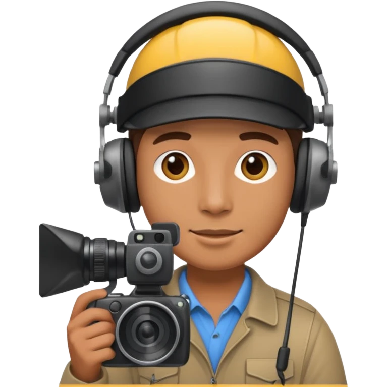 filming camera man  emoji