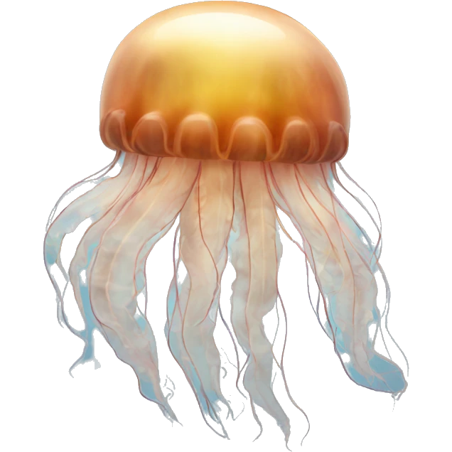 Realistic jellyfish emoji