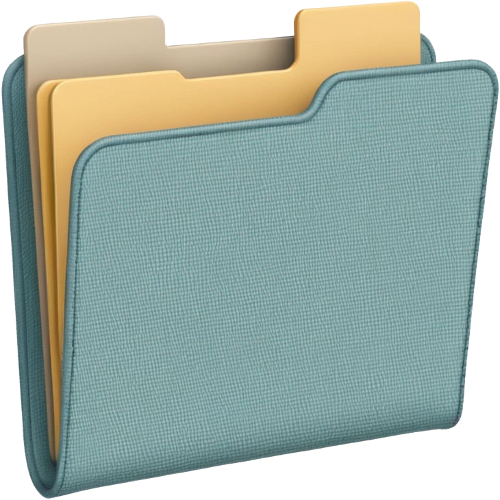 a textile sample folder emoji