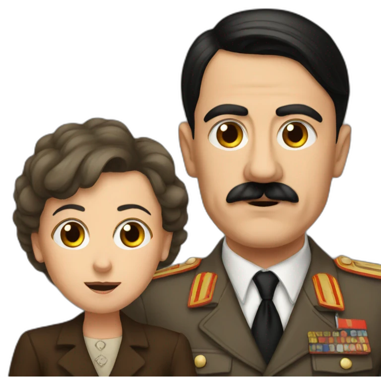 Hitler and his mom emoji
