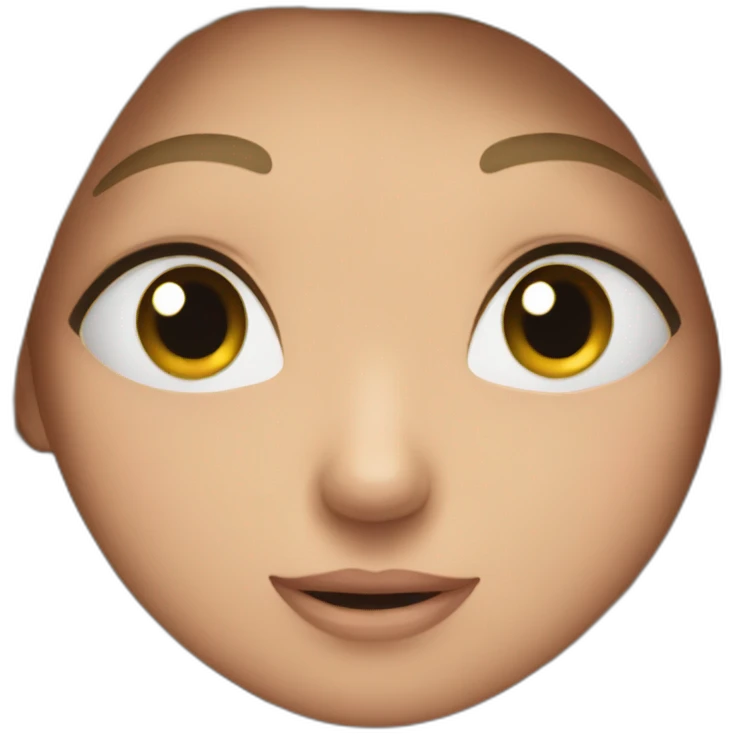 Blushing emoji