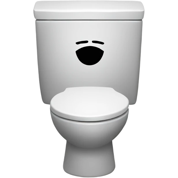 toilet with man head emoji