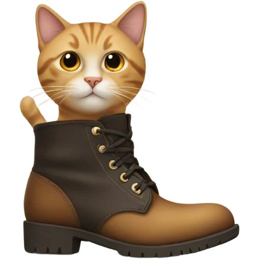 Cat in boots emoji