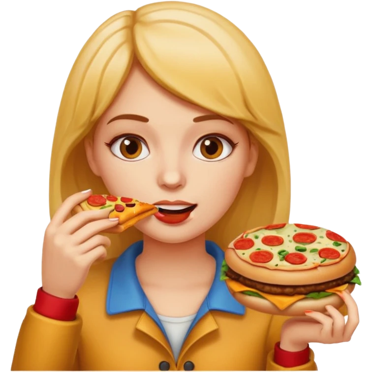 👩🏻🍔🍕 emoji