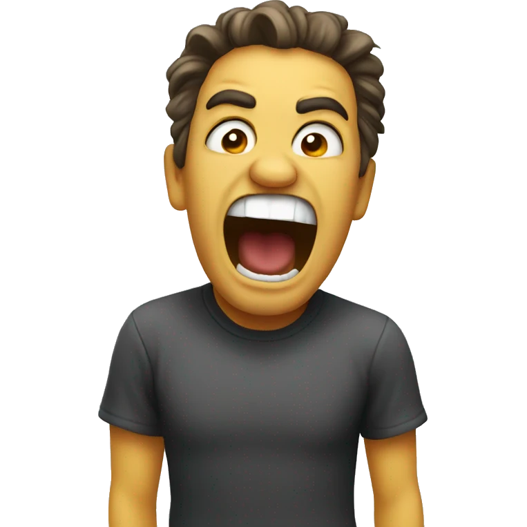 Angry laughter  emoji