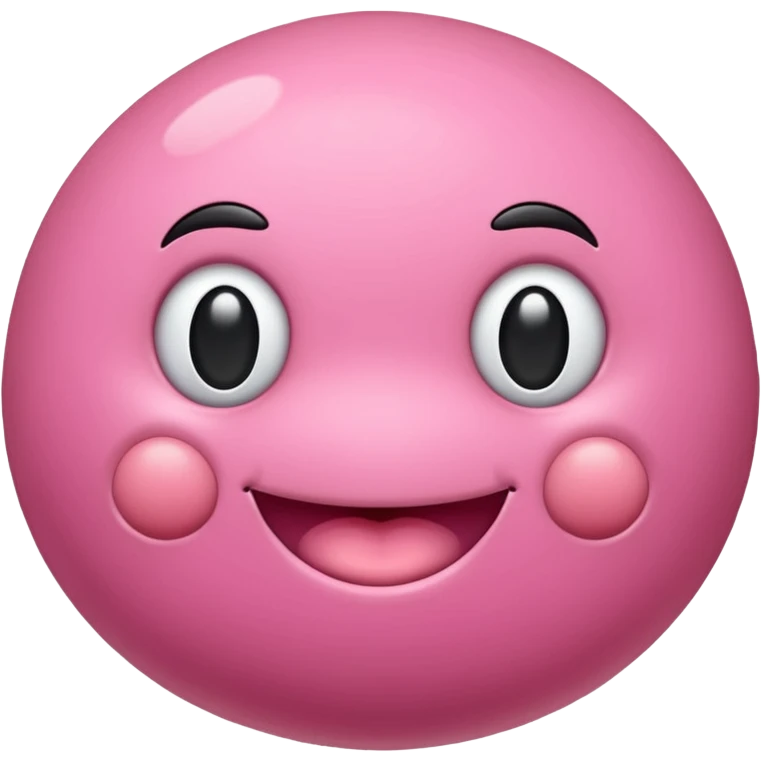 pink meatball emoji