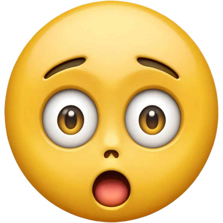 Create a Shock reaction emoji for a new social media app emoji
