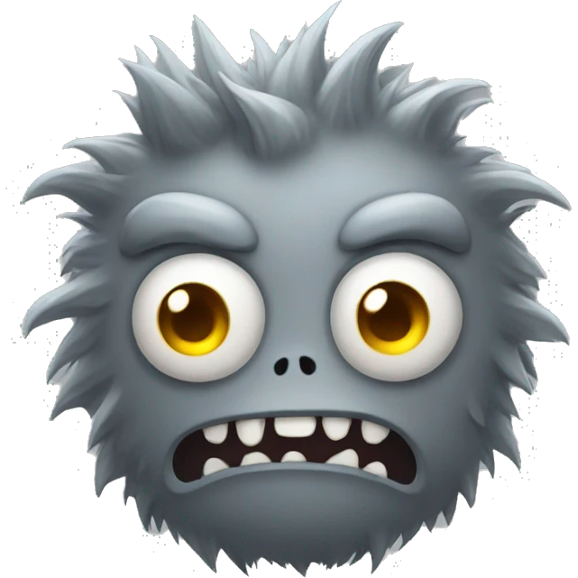 The grey monster emoji