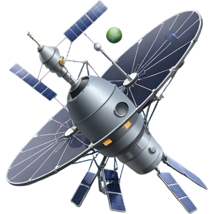 communication space satellite emoji