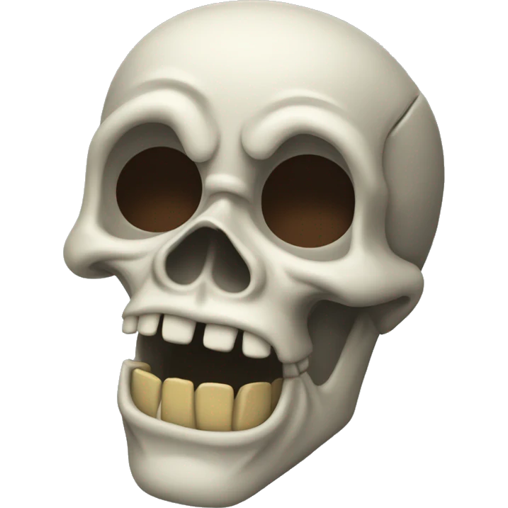 goofy ahh skull emoji