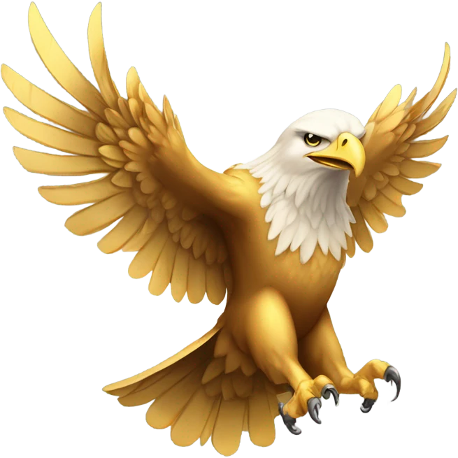 Gold eagle  emoji