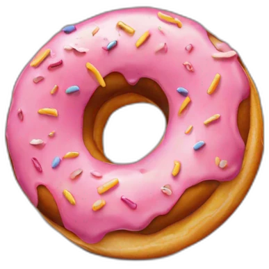 a donut emoji