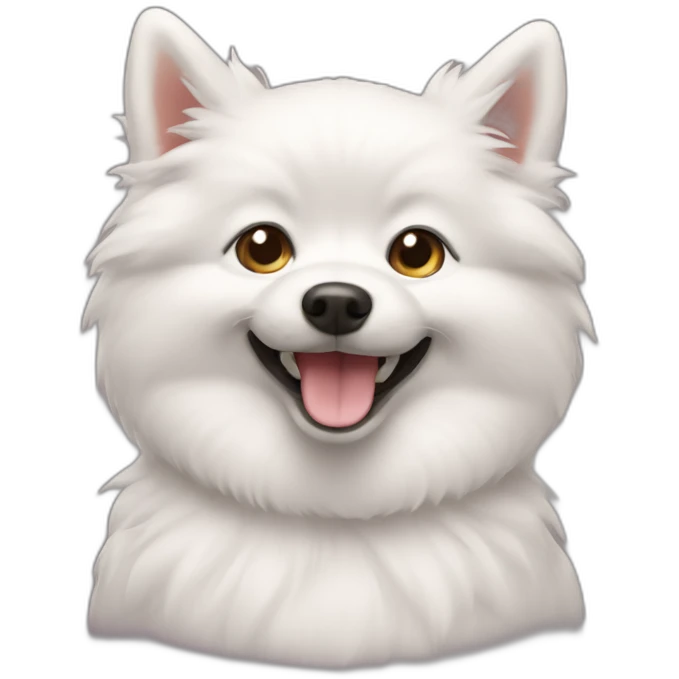 Spitz sorrindo emoji