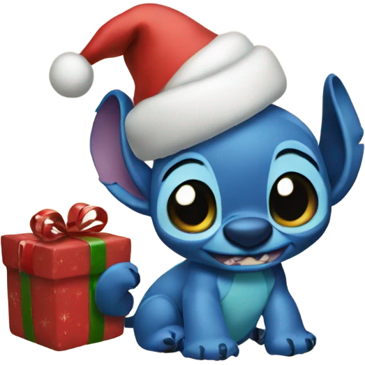 Stitch Christmas  emoji