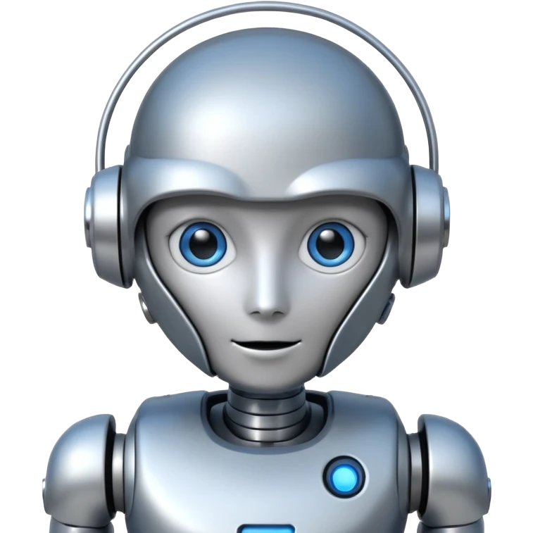 Cute Robot assistant emoji