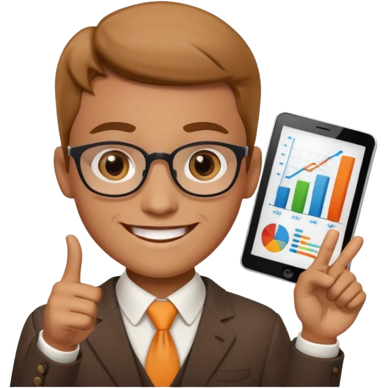 imagenes de una contador en caricatura enseñando emoji