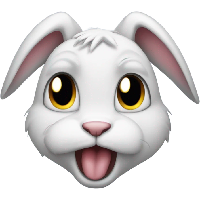 Rabbit crying emoji