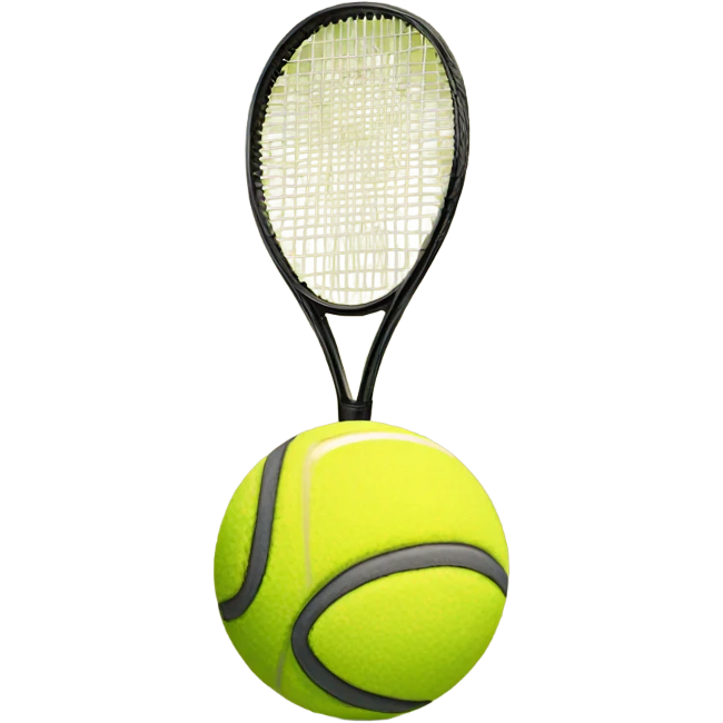 Light brown tennis ball emoji