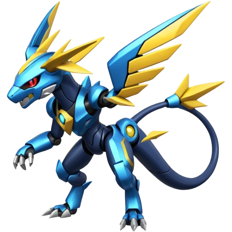 Vikavolt-Zeraora-Genesect-Miraidon-fusion, full body emoji