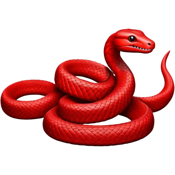 red snake emoji