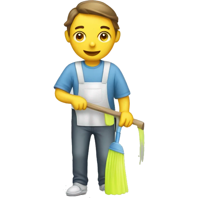 Cleaning emoji