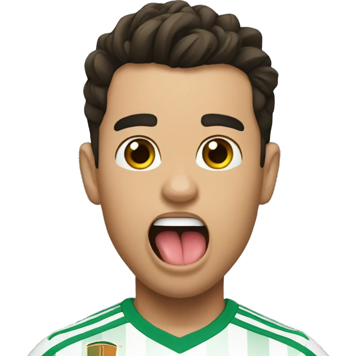 Cristiano tongue emoji